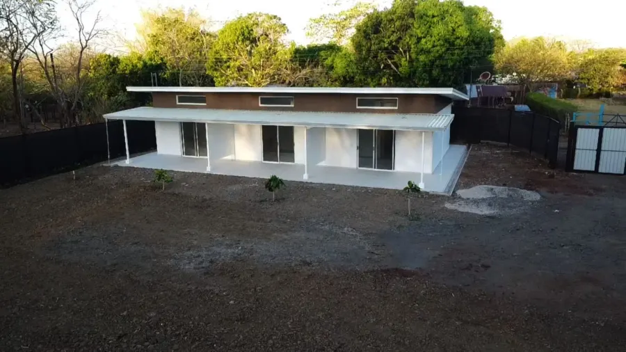 Row of newly built apartments at Playa Lagartillo, Guanacaste